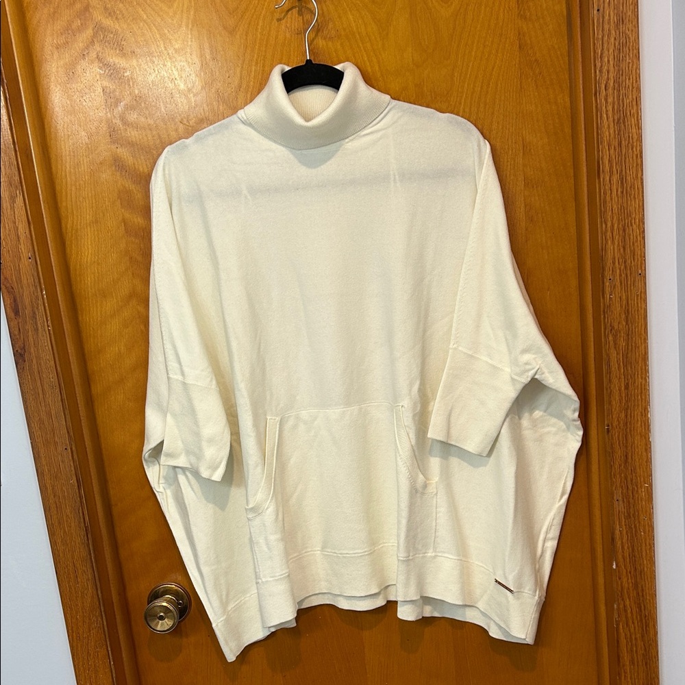 Cream Michael Kors Turtleneck Sweater